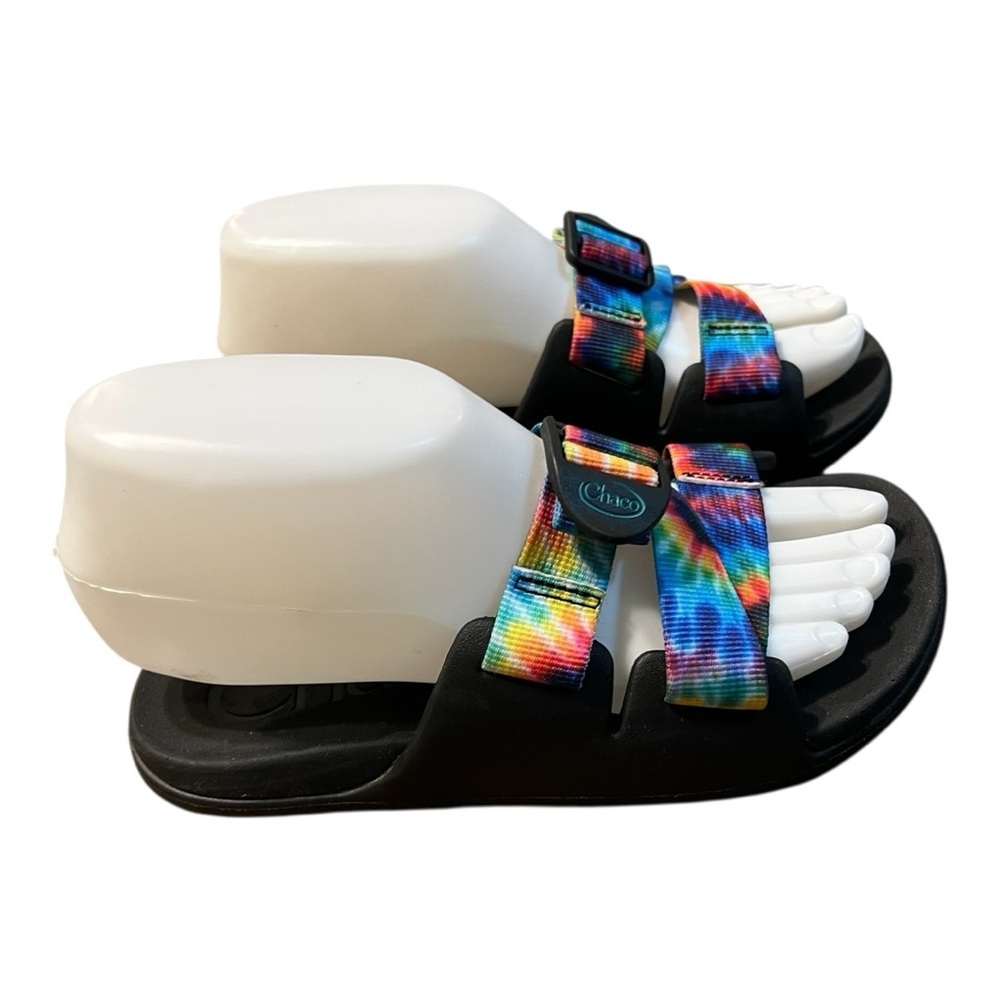 Chaco Chillo Slides Tie Dye Sandals Size 5 - Picture 5 of 9